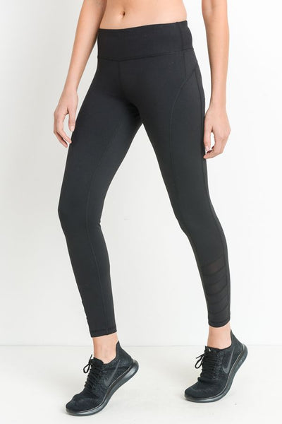 Stretch Sport Leggings with Mesh - Women's (370AW) – GFranco Shoes