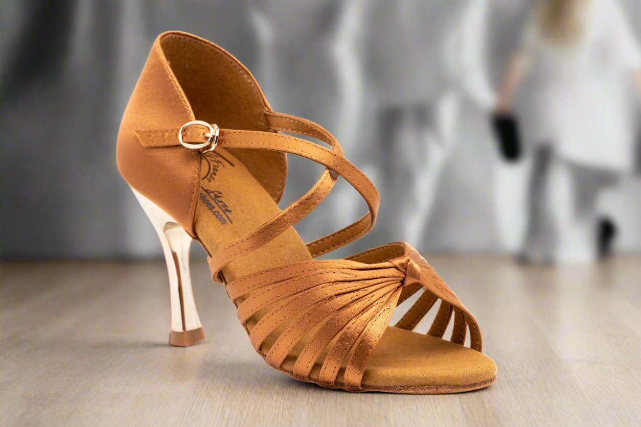 Gfranco 女性ダンス用　ベージュシューズ Sunset Dance Shoe by GFranco - sexy tan dance shoes