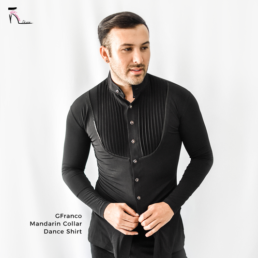 Men's Mandarin Collar Dance Shirt (CW300)
