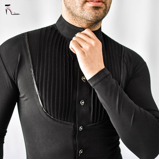 Men's Mandarin Collar Dance Shirt (CW300)