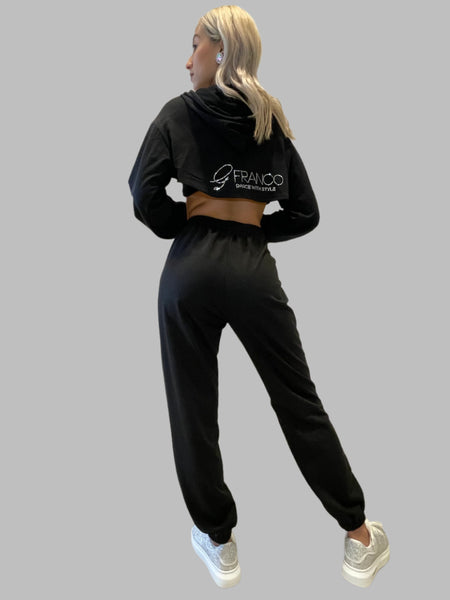 Croptop Jacket Set with GFranco Logo - Women's (1002AW)