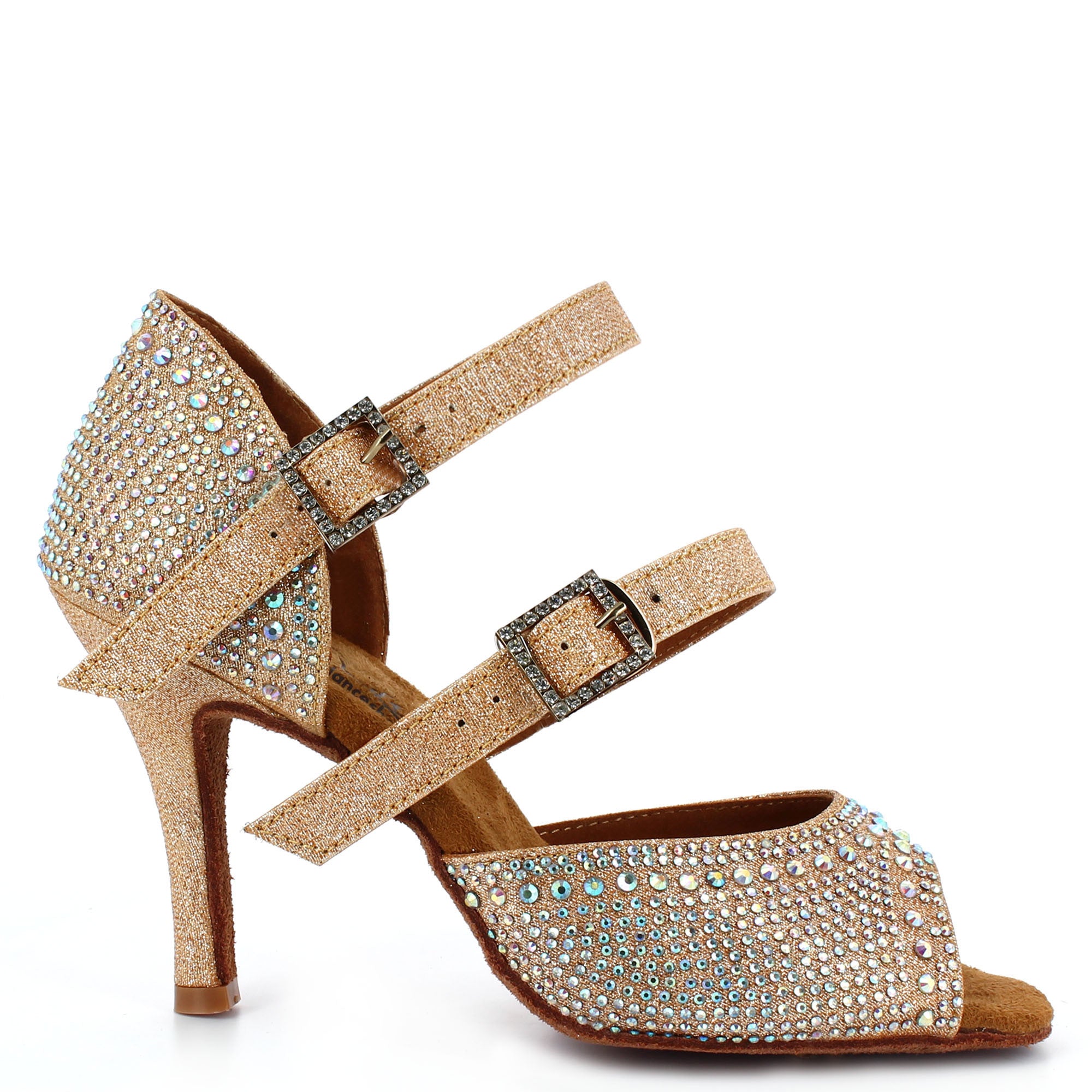 Gfranco 女性ダンス用　ベージュシューズ Amber Dance Shoe by GFranco Shoes