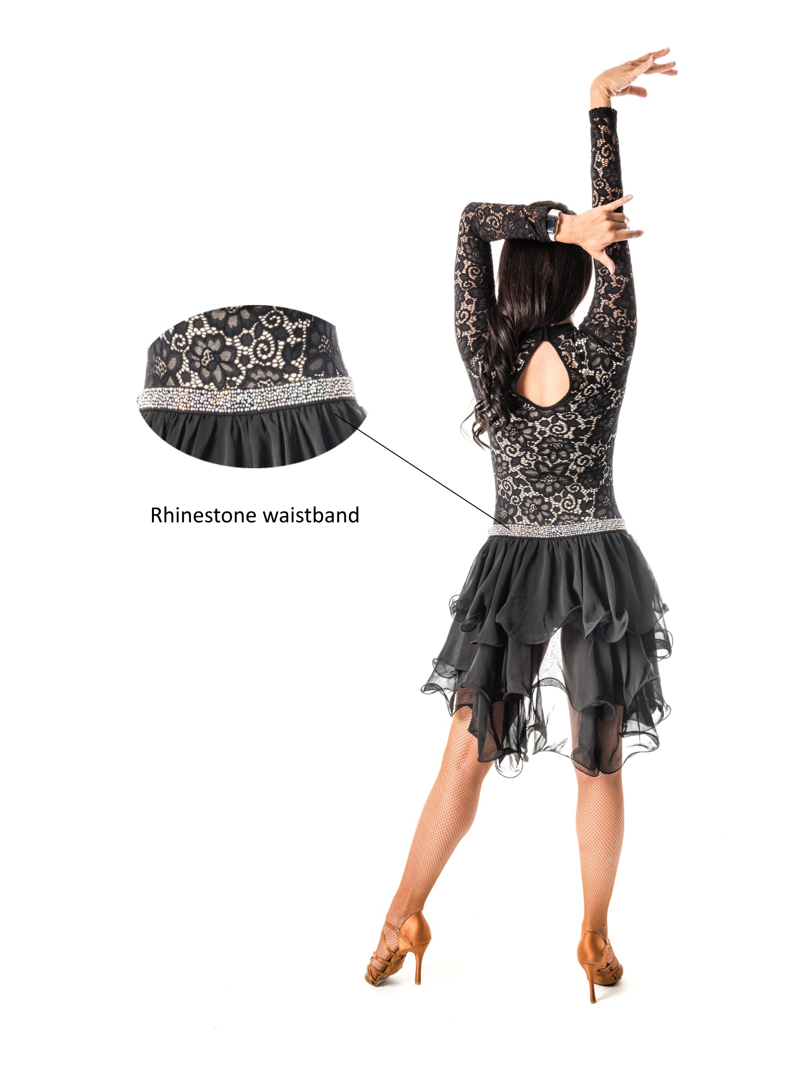 Short Ruffle Dance Skirt (CW140) – GFranco Shoes