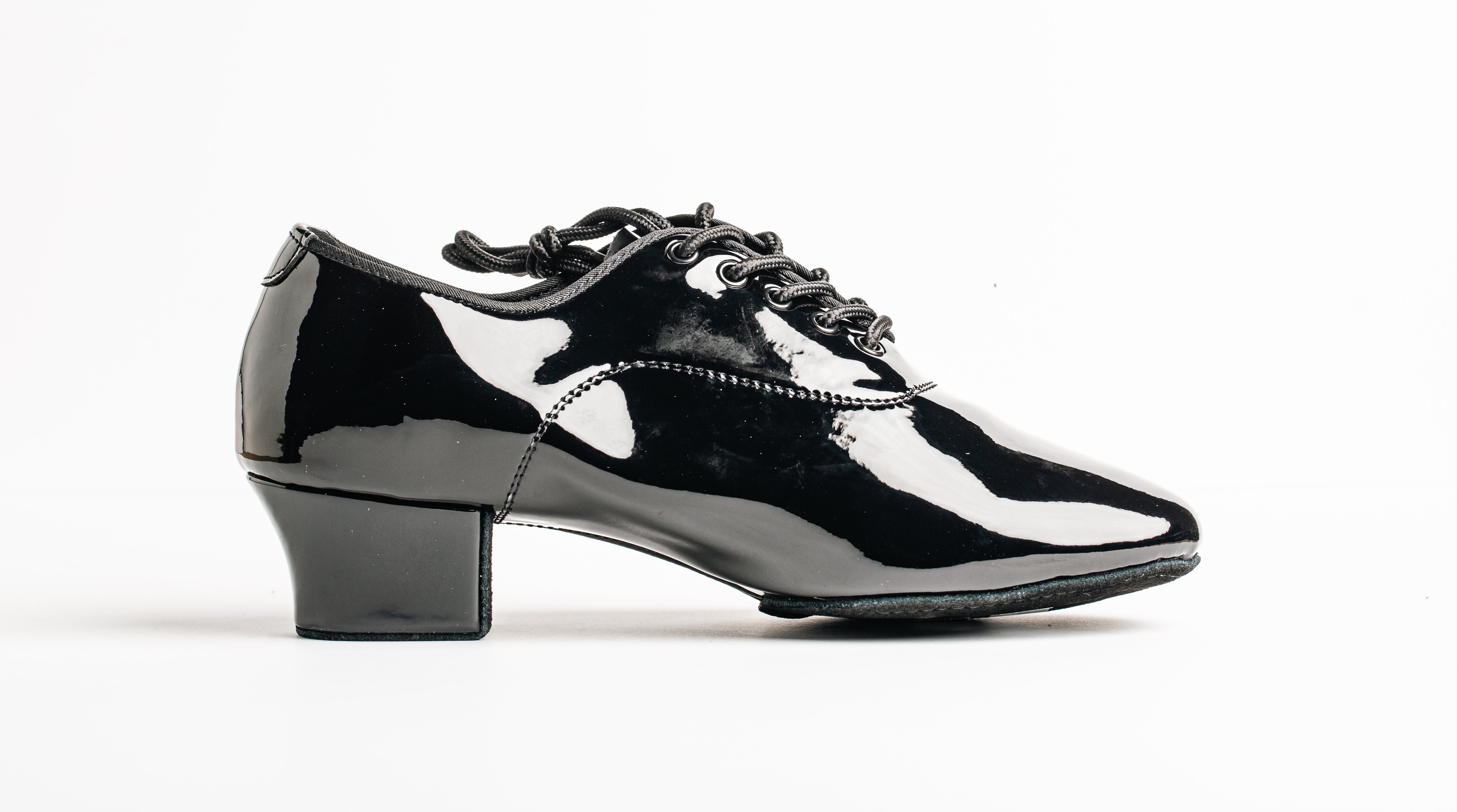 The Patent Cuban Men's Latin Heel Dance Shoe by GFranco The Patent Cuban Men's Latin Heel Dance Shoe by GFranco